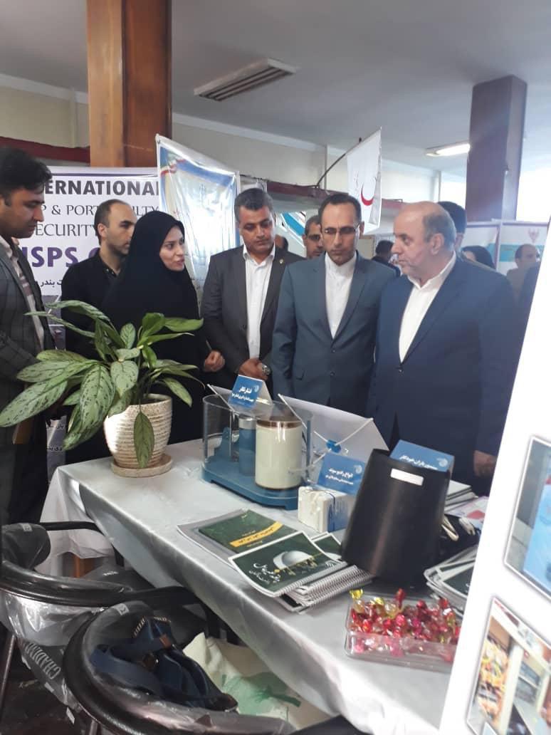 حضور اداره کل راه و شهرسازی استان مازندران در  نمایشگاه دستاوردهای پدافند غیر عامل در استان